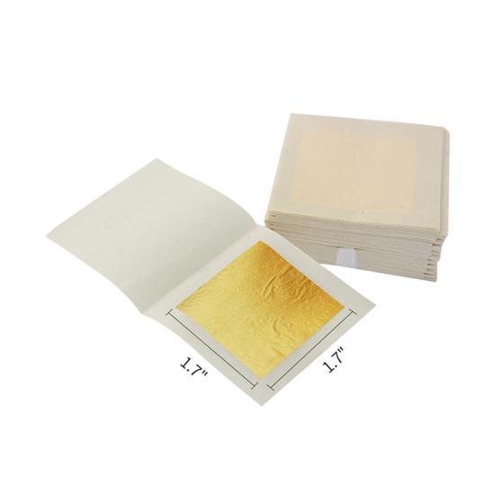 KINNO Edible Gold Leaf Sheets 30 Sheets 1.7 x 1.7